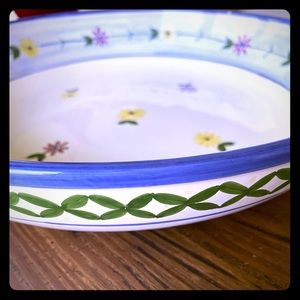 Signed by the Artist - Ceramic Serving Bowl - Handmade in Portugal